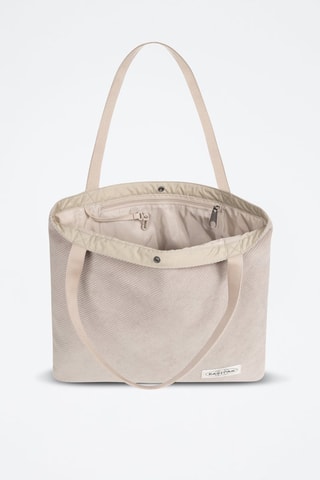 Tote bag de terciopelo Charlie - Beige