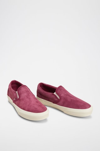 Slip-on in pelle scamosciata Classic - Rosso