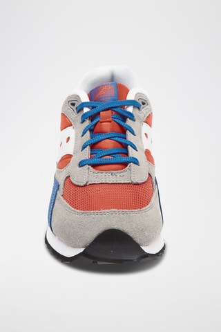 Nubuck Sneakers Shadow- Grijs en kobaltblauw