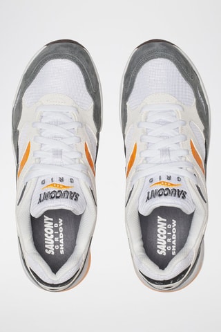 Zapatillas de nobuk Grid Shadow 2 - Gris y blanco