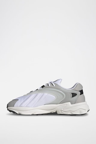 Sneakers in pelle Oztral - Bianco e grigio