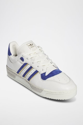 Zapatillas de piel Rivalry 86 Low - Blanco, azul y dorado