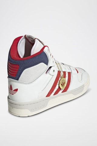 Zapatillas altas Conductor Hi - Blanco y rojo