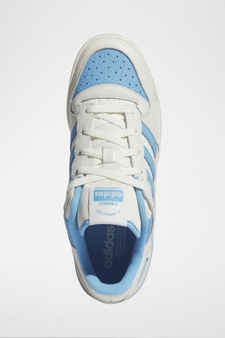 Leren Sneakers Forum Low CI- Wit en Blauw