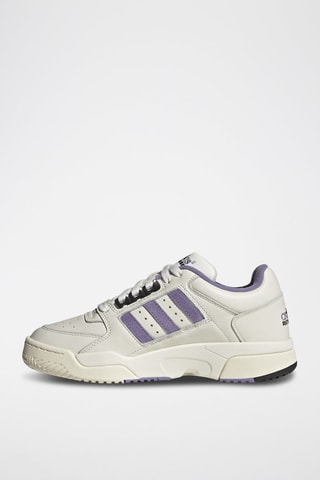 Zapatillas de piel Torsion Response Tennis Lo - Blanco, violeta y negro