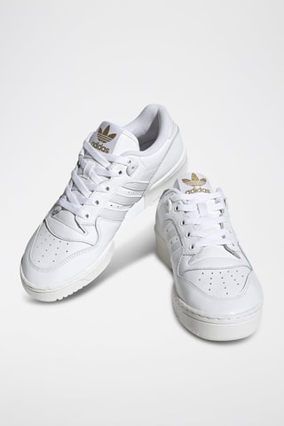 Zapatillas de piel Rivalry Low - Blanco