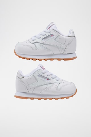 Zapatillas de piel - Blanco