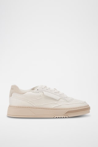 Nubuck Sneakers Club C LTD - Wit en Beige