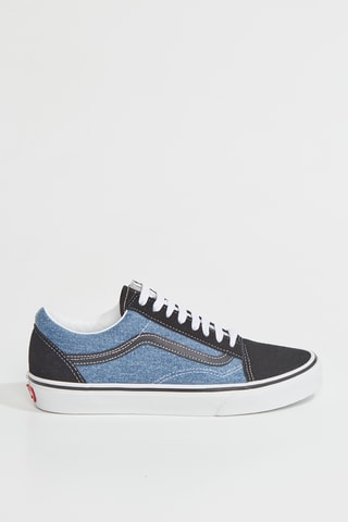 Zapatillas de piel Old Skool - Negro