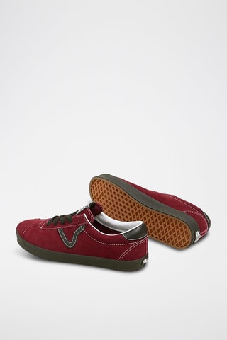 Zapatillas de piel - Burdeos