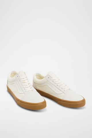 Zapatillas de nobuk Old Skool - Blanco