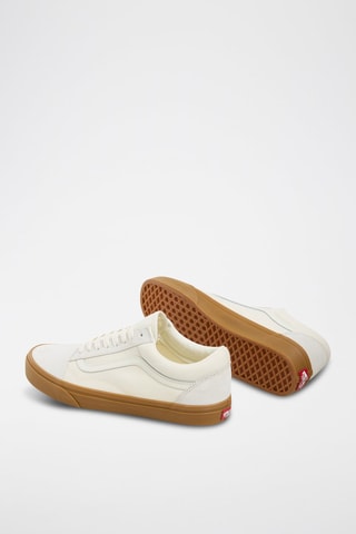 Zapatillas de nobuk Old Skool - Blanco