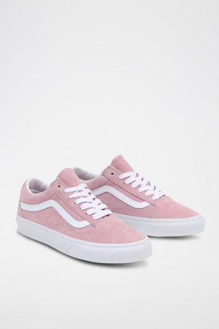Zapatillas de piel Old Skool - Rosa 