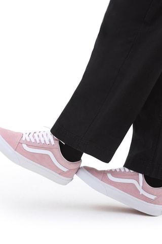 Zapatillas de piel Old Skool - Rosa 