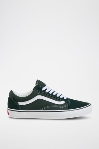 Zapatillas de nobuk Old skool - Verde oscuro