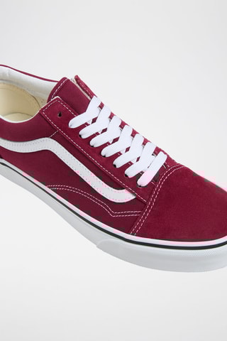 Zapatillas de piel Old Skool - Burdeos