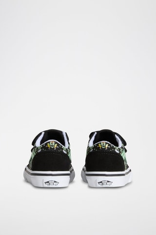 Zapatillas de piel Old Skool V - Negro