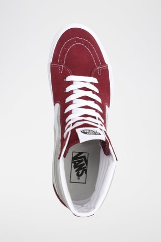 Zapatillas altas SK8-Hi - Rojo y gris claro