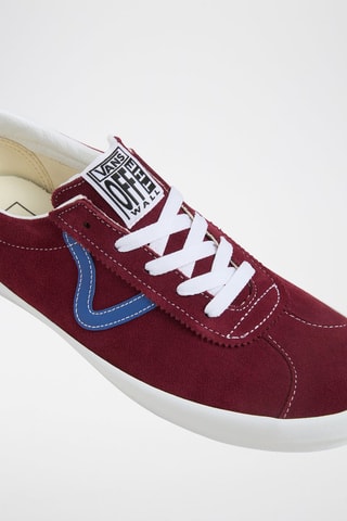 Zapatillas de nobuk Sport Low - Burdeos