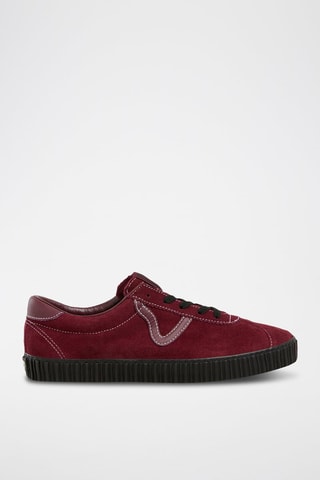 Zapatillas de piel Old Skool - Negro