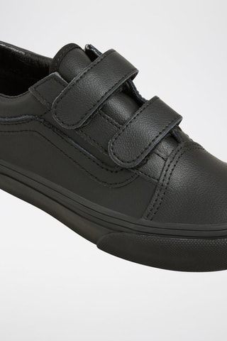 Zapatillas de piel Old Skool V - Negro