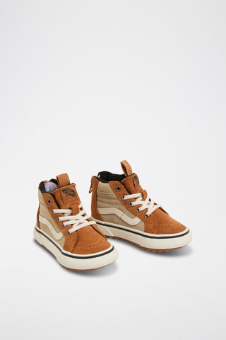 Zapatillas altas de nobuk MTE SK8-Hi - Camel y beige