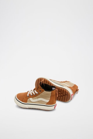 Zapatillas altas de nobuk MTE SK8-Hi - Camel y beige