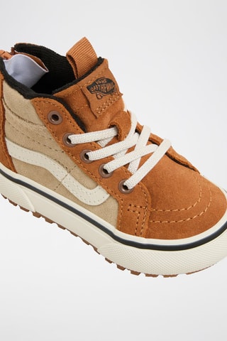 Zapatillas altas de nobuk MTE SK8-Hi - Camel y beige