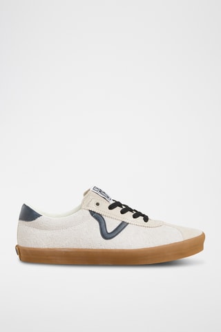 Leren Sneakers Sport Low - Ecru