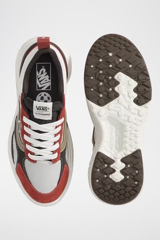 Zapatillas de nobuk UltraRange - Gris claro y rojo