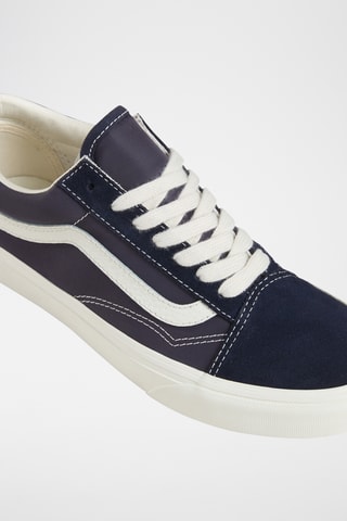 Zapatillas de piel Old Skool - Azul noche