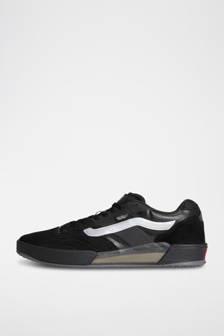 Zapatillas de piel Skate AVE 2.0 - Negro y blanco