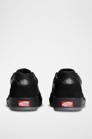 Zapatillas de piel Skate AVE 2.0 - Negro y blanco