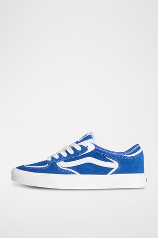 Zapatillas de piel Rowley Classic - Azul rey y blanco