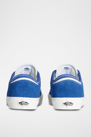 Zapatillas de piel Rowley Classic - Azul rey y blanco
