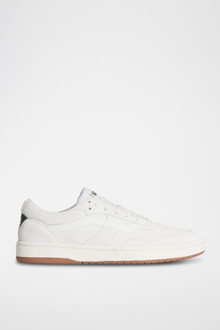 Sneakers in pelle scamosciata Cruze 3.0 - Bianco e verde scuro