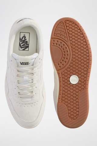 Sneakers in pelle scamosciata Cruze 3.0 - Bianco e verde scuro