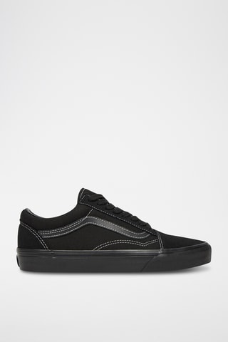 Zapatillas de piel Old Skool - Negro