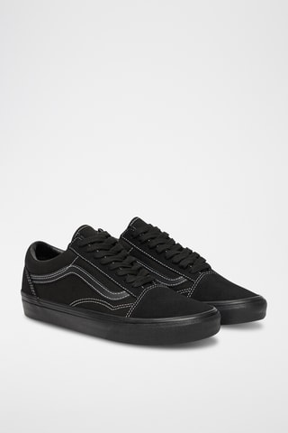 Zapatillas de piel Old Skool - Negro