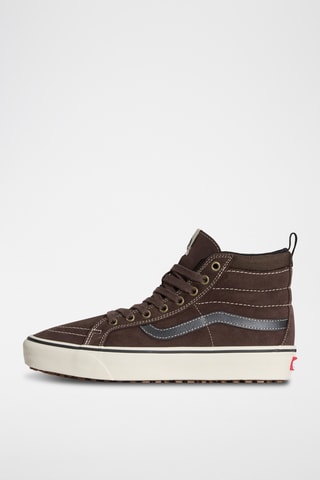 Zapatillas altas de nobuk MTE Sk8-Hi Insulated - Marrón y negro