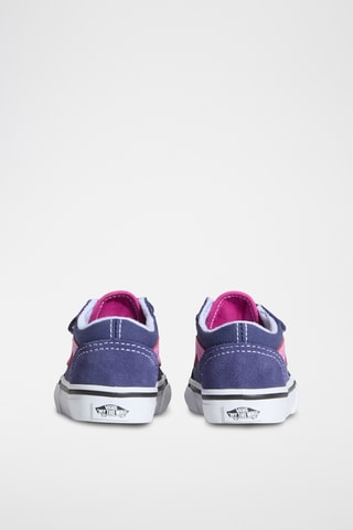 Zapatillas de piel Old Skool V - Violeta y rosa