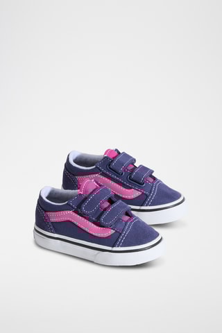 Zapatillas de piel Old Skool V - Violeta y rosa