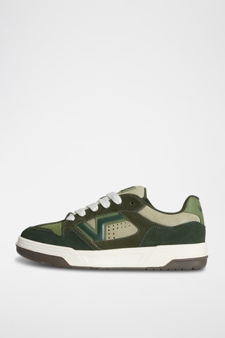 Zapatillas de nobuk Upland - Verde oscuro