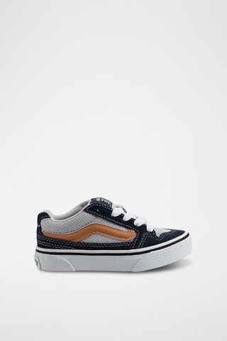 Zapatillas de piel Caldrone - Azul marino