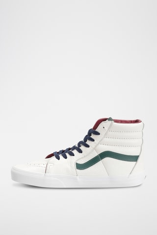 Zapatillas altas de piel Sk8-Hi - Blanco