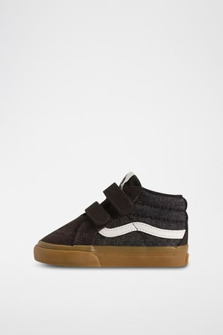 Zapatillas altas de piel SK8-Mid Reissue V - Negro