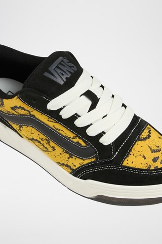 Zapatillas de piel Hylane - Negro y amarillo