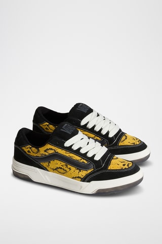 Zapatillas de piel Hylane - Negro y amarillo
