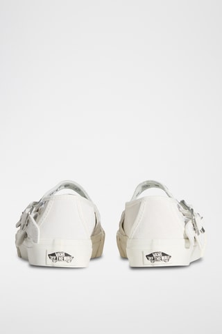 Sneakers in pelle scamosciata Mary Jane Straps - Bianco