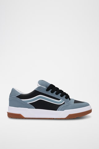 Zapatillas de nobuk Hylane - Celeste y negro